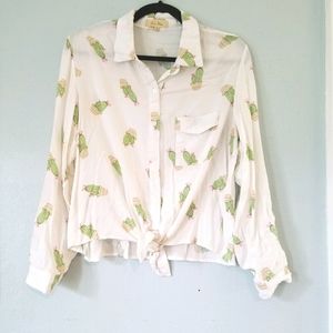 Button Down Cactus shirt